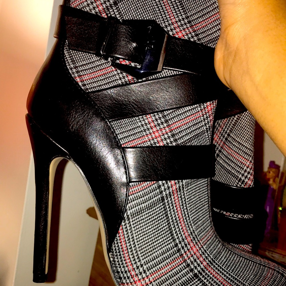 Black red and grey heels never used